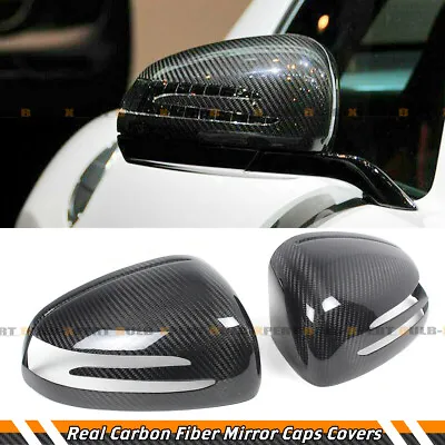 For Mercedez Benz R172 Slk Slc Sl Amg Gt Real Carbon Fiber Side Mirror Cover Cap • $94.99