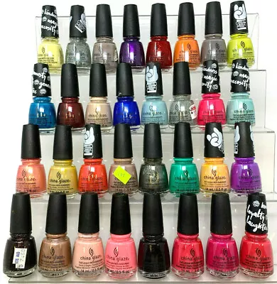 $14.99 • Buy (10) China Glaze Nail Polish Lacquer W/ Hardeners Unique Colors No Repeats