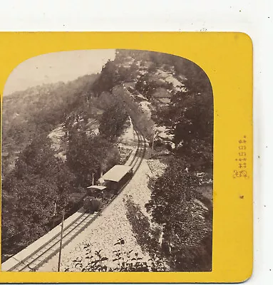 Vitznaw Chemin De Fer Du Rigi Switzerland A. Braun Stereoview C1870 • $9.99