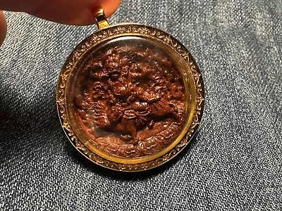 Rare Vintage Tibetan Wrathful Guru Vajra Armor Tsha Tsha Amulet Pendant • $1100