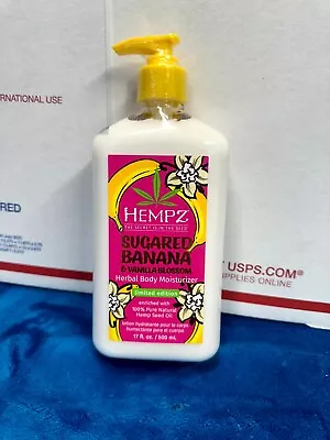 Hempz Sugared Banana & Vanilla Blossom Herbal  Body Moisturizer Lotion • $22.50