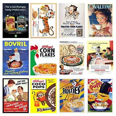 £8.36 • Buy Food Packaging Retro Metal Signs/Plaques Man Cave, Cool Novelty Gift,