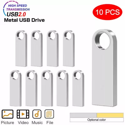 10 Pcs/Lot USB 2.0 USB Flash Drive 64GB 32GB 16GB 8GB 4GB 2GB Thumb Memory Stick • $25.69