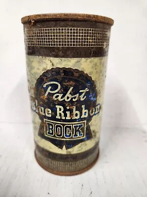 Early Pabst BOCK Beer Flat Top Rare Vintage  Steel Milwaukee Blue Ribbon  • $70