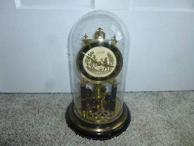 SCHATZ 49 Brass Movement 400 Day German Anniversary Clock & For Parts Or Repair • $252.90