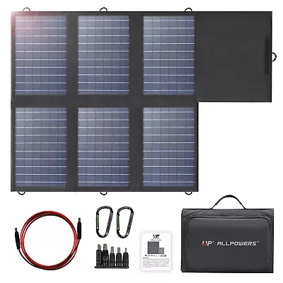 ALLPOWERS SP026 60W Portable Solar Panel For Laptop Cellphone Solar Generator • $79