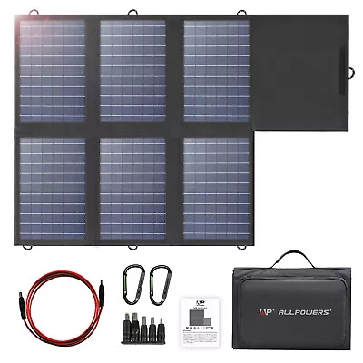 ALLPOWERS SP026 Portable Solar Panel 60W Waterproof IP67 Foldable Solar Panel • $79