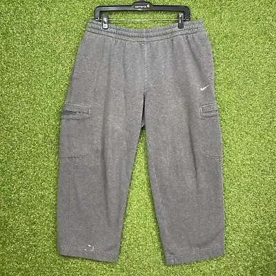 Nike Cargo Sweatpants Drawstring Workout Casual Mens Size XL XLarge Sportswear • $24.99