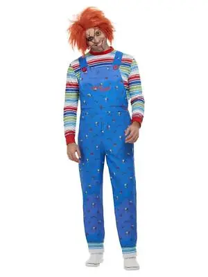 Official Licensed Chucky Mens Killer Doll Halloween Fancy Dress Costume • £22.69