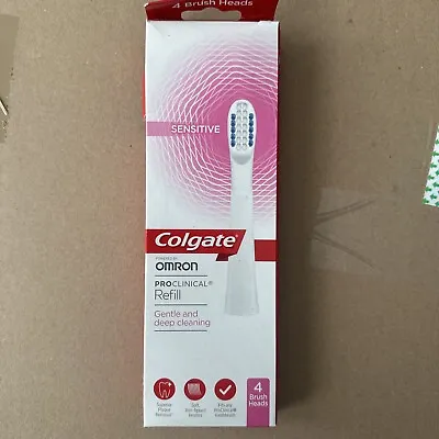 Colgate ProClinical Sensitive Replacement Electric Toothbrush Heads - Pack Of 4 • £16.09