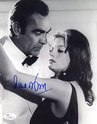 (SSG) Sexy LANA WOOD Signed 8X10  James Bond With Sean Connery  Photo - JSA COA • $135.79