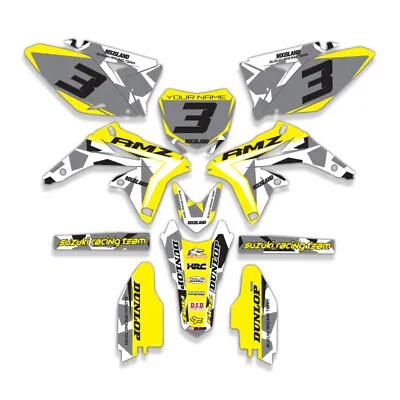 1999 - 2000 Suzuki Rm 250 Graphics Kit Decals Dirtbike Mx Motocross Rm250 Deco  • $159.99