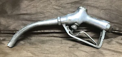 VINTAGE BRASS McDONALD Gas Pump Nozzle Chrome Coated ￼PL 980 DUBUQUE • $74.99