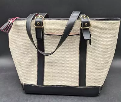 Authenticated Coach Natural Woven Straw Bucket Tote • $83.80