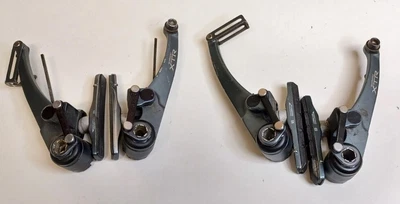 £120 • Buy Shimano M951 XTR V-brake BR-M950 Vee Brakes Retro Full Set (jx)