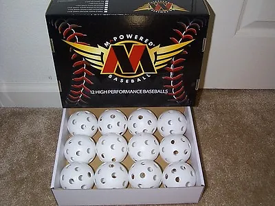 3 Dozen White Best  Plastic Practice Training Baseballs- Free Shipping • $49.97