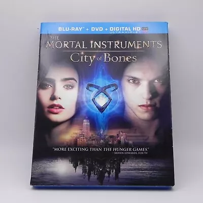 The Mortal Instruments: City Of Bones (Blu-ray 2013) With Slipcover No Digital • $7.99