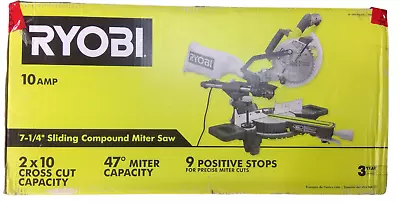 USED - RYOBI TSS702 7-1/4  Compound Miter Saw Corded Read! • $140.24