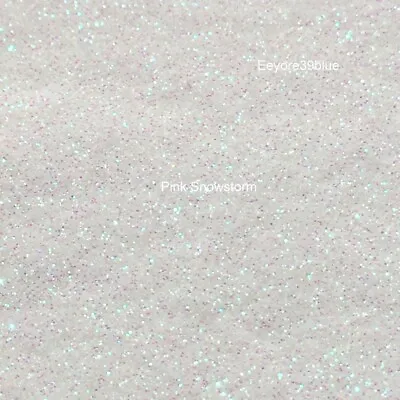 SPARKLING WHITE SNOWSTORM Snow Glitter 5 Gram Packs Dust Or Strips - Xmas Crafts • £2.35