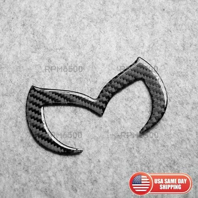 Universal Mazda 3D Carbon Fiber Batman Style Truck Logo Emblem Badge Sticker • $14.99