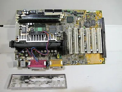 Msi Ms-6182 Motherboard + Pentium Ii Sl3ee + Ram + I/o Shield • $239.99