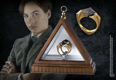 Harry Potter Replica 1/1 Lord Voldemort's Horcrux Ring Gold-Plated Noble CoLLEC • £56.50