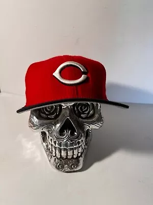 Vintage Cincinnati Reds New Era Pro Model Snapback Hat MLB-cap-hat 80s 90s USA • $49.99