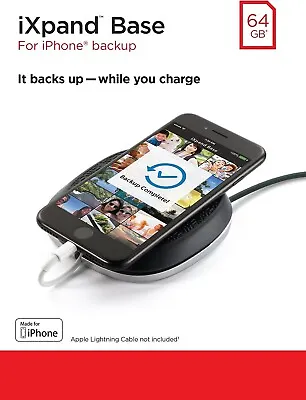 SANDISK IXpand Storage Drive Charging Base 32GB For IPhone/iPad • £11.99