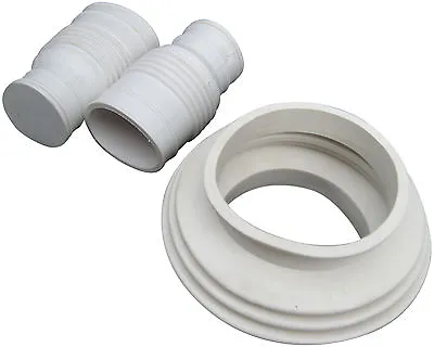 Uniflo Macerator Waste Inlet & WC Toilet Connector Set Suitable For Saniflo Pump • £28