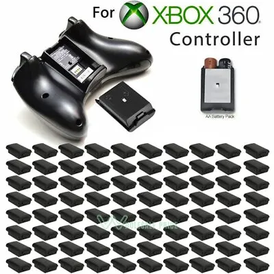 $75.39 • Buy For Xbox 360 Wireless Controller AA Battery Back Cover Case Shell Pack LOT NEW