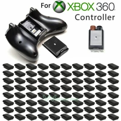 $75.39 • Buy For Xbox 360 Wireless Controller AA Battery Back Cover Case Shell Pack LOT NEW
