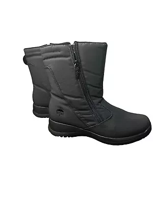 Totes Womans “Zippy” Waterproof Boot Size 9 Zip Up Black  • £38.01