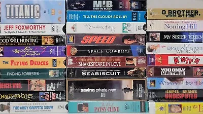 Buy 3 Get 1 FREE VHS New SEALED Movie TV LOT Build Your Own Custom Bundle!!! • $5.99