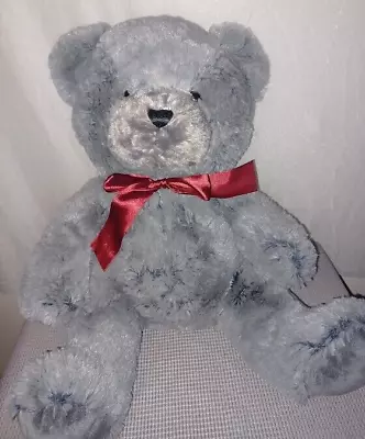20in Gray Hugfun Teddy Bear With Red Bow Vday/xmas/holiday • $48