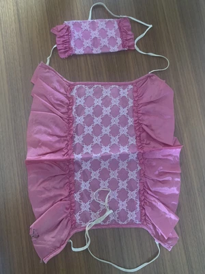 $14.99 • Buy Vintage Barbie SKIPPER SUZY GOOSE JEWELED BED  Taffeta Spread And Pillow