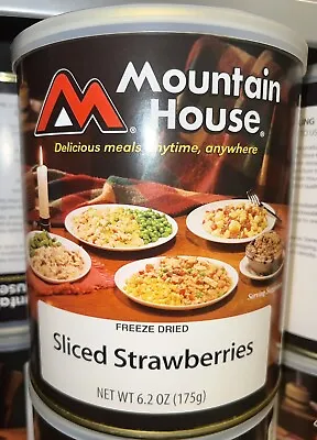 Mountain House Sliced Strawberries Freeze Dried #10 Can Emergency Food Storage • $39.98