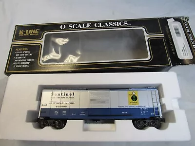 K-line K761-1091 Baltimore & Ohio  Sentinel   Boxcar Pre Owned Nib O Gauge • $34.99