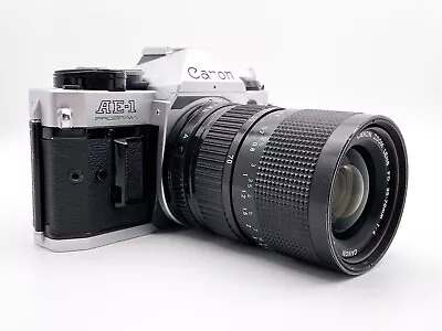 Canon AE-1 Program 35-70mm Zoom Lens SLR SLR SLR Camera | Maintained • £143.76