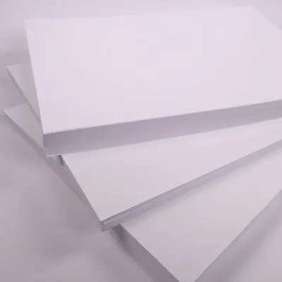 A6 White Card Postcard Size Blank Card Crafting Thick Card 50 Sheets 300gsm • £4.29