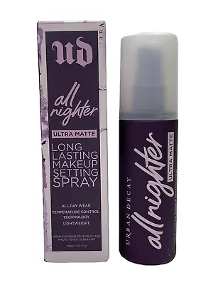 Urban Decay All Nighter Ultra Matte Setting Spray Long Lasting (118ml/4fl) New • $23.99