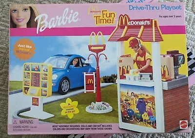 Barbie Mcdonald's Fun Time Drive Thru Playset 2001 - New  Factory Sealed Vhtf • $375.99