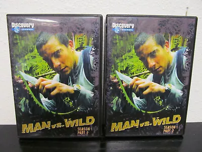 MAN VS. WILD Complete Season One - Part 1&2 - 6 Disc Set Discovery Bear Grylls • $37.59