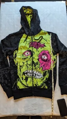 £15 • Buy IRON FIST Hoodie Hooded Zip Up Top Size S Small Rare Official FREE SHIPPING 