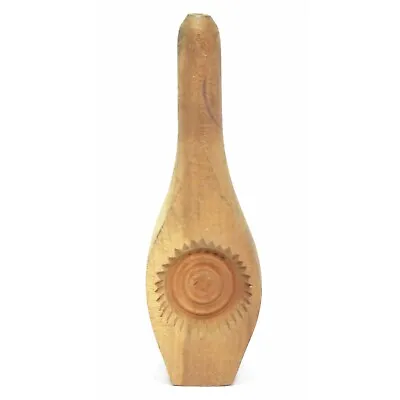 Vintage Hand Carved Wood Maple Sugar Candy Butter Mold Paddles Cedar Wood • $33.73