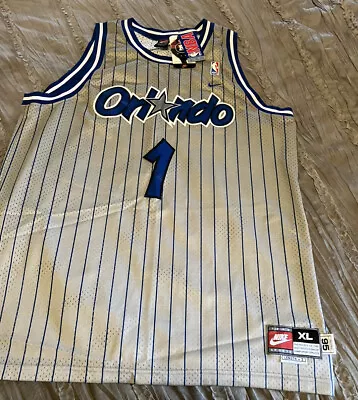 TRACY MCGRADY Orlando MAGIC Basketball Vintage NIKE Rewind XL Jersey NEW Gray • $106.24