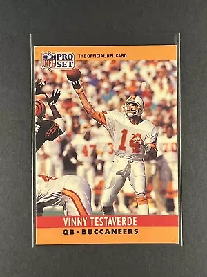 Vinny Testaverde #318 1990 Pro Set Tampa Bay Buccaneers • $2.09