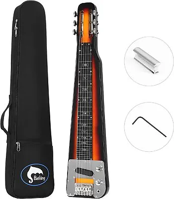 Lap Steel Guitar Slide Electric Guitar Lap Style Instrument W/Metal Slide/Bag • $129.99