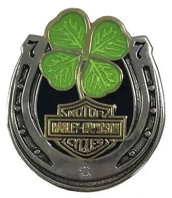 Harley-Davidson Lucky Clover Horseshoe Pin | X-Small - 8009212 • $12.14