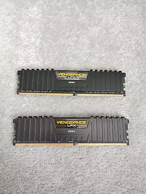 Corsair Vengeance LPX 16GB (2 X 8GB) DDR4 DRAM 2666MHz Memory Kit - Black • £26