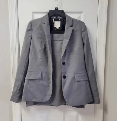 J.Crew Wool Two Button Blazer W/ Skirt Suit 4 • $100